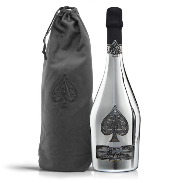 Armand de Brignac Ace of Spades Blanc des Blancs Velvet Bag