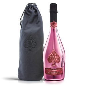 Armand de Brignac Ace of Spades Rosé Velvet Bag